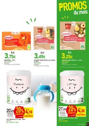 Prix et réduction Bébé dans le prospectus NaturéO en cours Offre Bébé dans le catalogue NaturéO du moment à la page 19