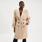 Promo Trench long ceinturé beige femme à 24,99 € dans le catalogue La Halle à Montauban