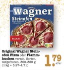 Steinofen Pizza Salami im Angebot bei E center in Offenbach Steinofen Pizza Salami Angebote von Wagner bei E center Offenbach für 1,79 €