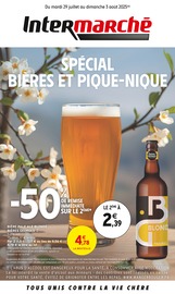 Bière Angebote im Prospekt "SPÉCIAL BIÈRES ET PIQUE-NIQUE" von Intermarché Bière Angebote im Prospekt "SPÉCIAL BIÈRES ET PIQUE-NIQUE" von Intermarché auf Seite 1