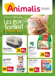 Catalogue Animalis à Ivry-sur-Seine, avec 12 pages Prospectus Animalis à Ivry-sur-Seine, "Les prix fondent et on dit oui !", 12 pages, 30/05/2022 - 12/06/2022