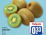 Grüne Kiwi im aktuellen REWE Prospekt
