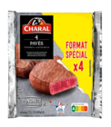 4 pavés de bœuf CHARAL dans le catalogue Carrefour Market