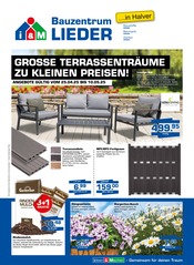 Aktueller Bauzentrum Lieder Baumarkt Prospekt in Radevormwald und Umgebung, "Ideen & Machen!" mit 8 Seiten, 25.04.2025 - 10.05.2025