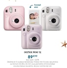 Instax Mini 12 à 89,99 € dans le catalogue Fnac
