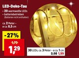 LED-Deko-Tau im aktuellen Thomas Philipps Prospekt