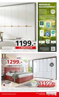 Schlafzimmer Angebot im aktuellen Segmüller Prospekt auf Seite 23