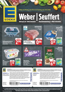 Aktueller EDEKA Prospekt "Wir lieben Lebensmittel!" Seite 1 von 8 Seiten für Schweinfurt