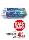 Sacs Congélation x100 - Congel'Sak Trio en promo chez Hyper U Fréjus à 4,82 €