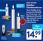 Kabellose Christbaumkerzen von HOME CREATION im aktuellen ALDI SÜD Prospekt für 14,99 €