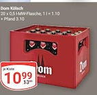 Kölsch Angebote von Dom bei GLOBUS Erftstadt für 10,99 €