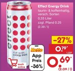 Energy Drink im Angebot bei Netto Marken-Discount in Saarlouis Energy Drink Angebote von Effect bei Netto Marken-Discount Saarlouis für 0,69 €