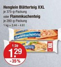 Blätterteig XXL von Henglein im aktuellen V-Markt Prospekt für 1,29 €