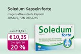 mea - meine apotheke - Soledum Kapseln forte Angebot im Prospekt Soledum Kapseln forte bei mea - meine apotheke im Prospekt "" für 10,35 €
