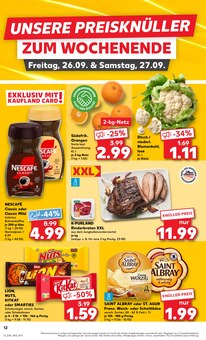 Kaffee im Kaufland Prospekt "Hier bin ich richtig" mit 64 Seiten (Bergheim)