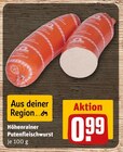 Wurstwaren im REWE Prospekt Putenfleischwurst von Hähnchenbrustfilet im aktuellen REWE Prospekt für 0,99 €