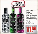 Vodka im Angebot bei alldrink in Oberursel Vodka Angebote von Three Sixty bei alldrink Oberursel für 11,99 €