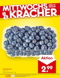 Heidelbeeren Angebot & Preis im aktuellen Netto Marken-Discount Prospekt Heidelbeeren Angebot im aktuellen Netto Marken-Discount Prospekt auf Seite 9