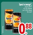 e:nergy im EDEKA Prospekt e:nergy von Spezi im aktuellen EDEKA Prospekt für 0,88 €