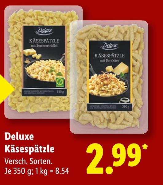 Käsespätzle mit Bergkäse