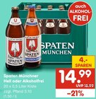 Münchner Hell Angebote von Spaten bei Netto Marken-Discount Zeitz für 14,99 €