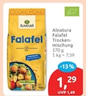 Falafel Trockenmischung von Alnatura für 1,29 € bei budni im Angebot Falafel Trockenmischung von Alnatura im aktuellen budni Prospekt