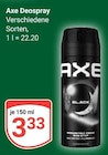 Axe Deospray im Angebot bei GLOBUS in Nettetal Axe Deospray Angebote bei GLOBUS Nettetal für 3,33 €