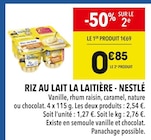 RIZ AU LAIT LA LAITIÈRE - NESTLÉ dans le catalogue Supeco