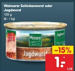 Aktuelles Schinkenwurst Angebot bei Netto Marken-Discount in Erfurt ab 1,00 €