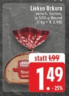 EDEKA Laer - Lieken Urkorn Angebot im Prospekt Lieken Urkorn bei EDEKA im Laer Prospekt für 1,49 €