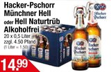 Münchner Hell von Hacker-Pschorr im aktuellen Getränke City Prospekt für 14,99 €