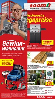 Gasgrill im aktuellen toom Baumarkt Prospekt (Koblenz) Gasgrill im toom Baumarkt Prospekt "Respekt, wer's selber macht." mit 16 Seiten (Koblenz)