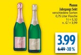 Jahrgangs Sekt im Angebot bei diska in Hof Jahrgangs Sekt Angebote von Mumm bei diska Hof für 3,99 €