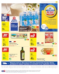 Prix et réduction Lait dans le prospectus Carrefour Market en cours Offre Lait dans le catalogue Carrefour Market du moment à la page 5