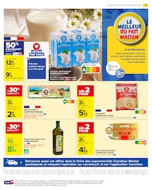 Promotion Huile d'olive bio dans le prospectus Carrefour Market, valable du 14/10/2025 au 26/10/2025 Promo Huile d'olive bio dans le catalogue Carrefour Market du moment à la page 5