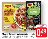 Fix Spaghetti Bolognese Angebote von Maggi bei E center Neustadt für 0,49 €