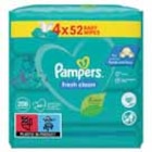 Lingettes Fresh Clean 4x52 - PAMPERS - Intermarché à Aulnay-sous-Bois Lingettes Fresh Clean 4x52 - PAMPERS en promo chez Intermarché Aulnay-sous-Bois à 1,91 €