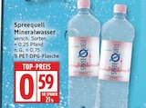 Mineralwasser von Spreequell für 0,59 € bei EDEKA im Angebot Mineralwasser von Spreequell im aktuellen EDEKA Prospekt