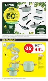 Prix et réduction Casserole dans le prospectus Super U en cours Offre Casserole dans le catalogue Super U du moment à la page 38