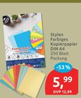Farbiges Kopierpapier von Stylex für 5,99 € bei budni im Angebot Farbiges Kopierpapier von Stylex im aktuellen budni Prospekt