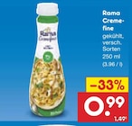 Cremefine im Angebot bei Netto Marken-Discount in Remscheid Cremefine Angebote von Rama bei Netto Marken-Discount Remscheid für 0,99 €