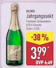 Jahrgangssekt Angebote von Mumm bei ALDI Nord Hamm für 3,99 €