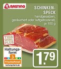 Schinkenspeck Angebote von Rasting bei EDEKA Haltern am See für 1,79 €