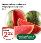 GLOBUS - Wassermelonen rot kernarm Angebot im Prospekt Wassermelonen rot kernarm bei GLOBUS im Prospekt "" für 2,22 €