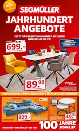 Aktueller Segmüller Möbel & Einrichtung Prospekt in Heidelberg und Umgebung, "Kauf 3 zahl 2" mit 8 Seiten, 05.07.2025 - 02.08.2025