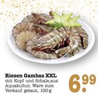 Aktuelles Riesen Gambas XXL Angebot bei E center in Frankfurt (Main) ab 6,99 €