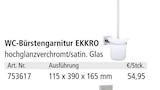 Aktuelles WC-Bürstengarnitur EKKRO Angebot bei Holz Possling in Potsdam ab 54,95 €