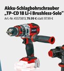 Aktuelles Akku-Schlagbohrschrauber "TP-CD 18 Li-i Brushless-Solo" Angebot bei Hagebaumarkt in Trier ab 79,99 €