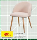Chaise Sherpa en promo chez Intermarché Hyper Saumur à 49,90 €