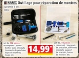 Outillage pour réparation de montres - Kraft Werkzeuge - Norma à Épinal Outillage pour réparation de montres - Kraft Werkzeuge en promo chez Norma Épinal à 14,99 €